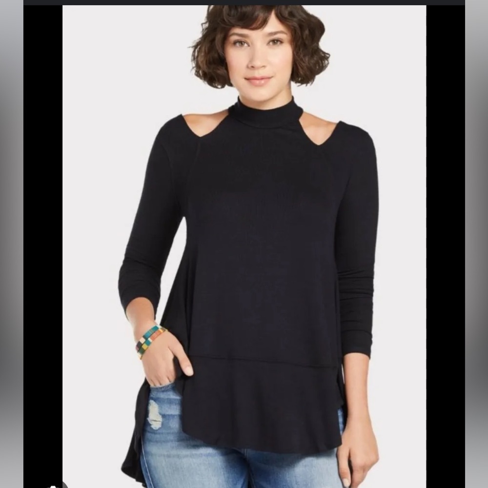 Free People NWOT Downtown Girl Tunic Top - Large